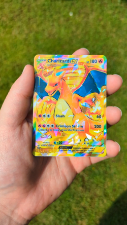 Charizard EX pocket app handmade high quality card tcg full art Genetic Apex Set - Image 2
