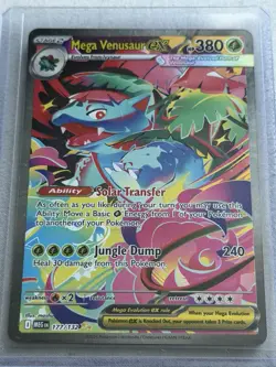 Mega Venusaur EX 177/132 Secret Rare Pokemon Card - Image 1