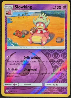 Slowking 2017 Burning Shadows Reverse Holo Rare Pokemon Card 48/147 (NM) - Image 1