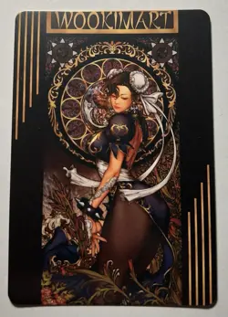 SEXY HEROINE WAIFU Chun Li STREET FIGHTER ACG PRISMATIC HOLOFOIL CARD NM - Image 2