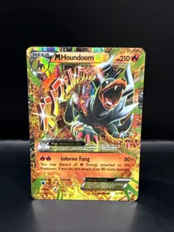 Pokemon TCG M Houndoom EX Ultra Rare Card 22/162 XY Breakthrough - Image 1