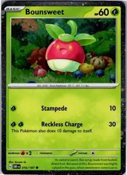 Bounsweet - (Cosmos Holo) Common Miscellaneous Cards & Products 016/197 NM - Image 1
