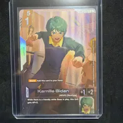 Kamille Bidan GD02-097 R+ Gundam Card Game GD02 Dual Impact English NM - Image 1