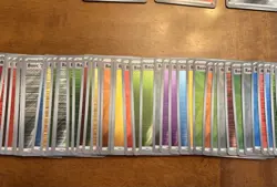 99 Holographic Pokemon Energy Cards From 151, Prismatic, And Blackbolt/White Fl - Image 3