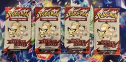 4 X Pokemon TCG Destined Rivals Fun Packs (3 Cards) SEALED - Image 1
