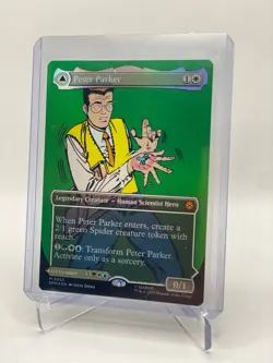 Peter Parker (0232) (Borderless) Marvel's Spider-Man Foil MTG - Image 1