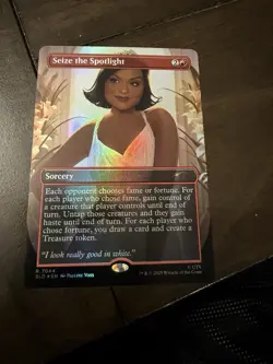 MTG Seize The Spotlight 7044 Foil Dwight's Destiny Secret Lair The Office! - Image 1