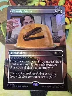 Ghostly Prison R Foil #7042 | SLD Secret Lair The Office - Image 1