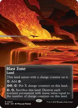 MTG - Blast Zone - Stellar Sights - Edge of Eternities - Magic the Gathering - Image 1