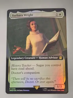 Barbara Wright (Extended Art) Universes Beyond: Doctor Who Foil - Image 1