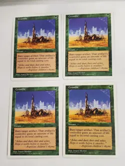 MTG Playset 4x Crumble (5th Edition/Green/U) - BGM - Image 1