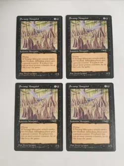 MTG Playset 4x Swamp Mosquito (Brown Trees) (Alliances/Black/C) - BGM - Image 1