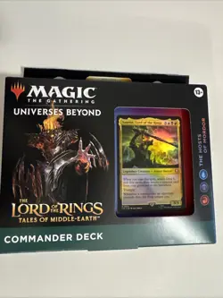 Magic the Gathering-LOTR-Commander Deck (The Hosts Of Mordor) Factory Sealed 595166805052 - Image 1