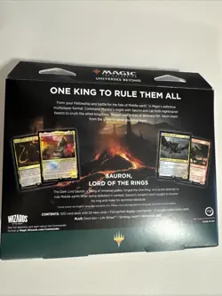 Magic the Gathering-LOTR-Commander Deck (The Hosts Of Mordor) Factory Sealed 595166805052 - Image 2