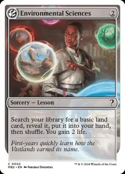 MTG - Environmental Sciences - White Border - Mystery Booster 2 - Magic - Image 1