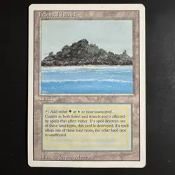 Magic The Gathering Tropical Island Revised Edition Moderately Played Dual Land - Image 1