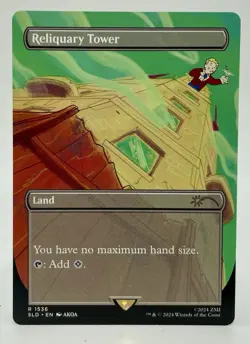 2024 MTG Magic the Gathering SLD Secret Lair Drop Fallout #1536 Reliquary Tower - Image 1