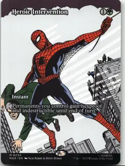 MTG: Heroic Intervention (Borderless) - Marvel Eternal-Legal #34 M Normal NM - Image 1