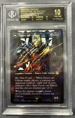 MTG Zenos yae Galvus (Surge Foil) - Final Fantasy #529 - BGS 10 Black Label - Image 1