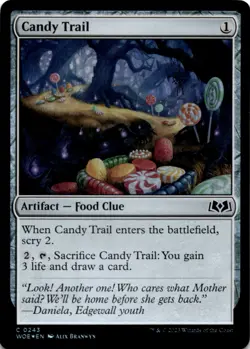 MTG Candy Trail Foil Wilds of Eldraine NM C Magic - Image 1