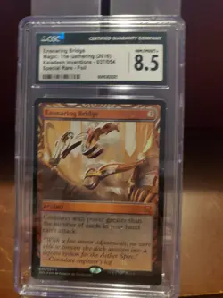 CGC 8.5 Ensnaring Bridge Masterpiece Series: Kaladesh Inventions Foil - Image 1