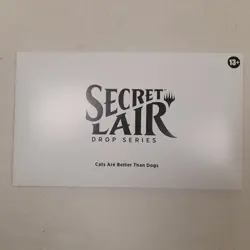 MTG Secret Lair Drop Series - Cats Are Better Than Dogs (non-foil) NEW & SEALED - Image 1