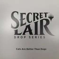 MTG Secret Lair Drop Series - Cats Are Better Than Dogs (non-foil) NEW & SEALED - Image 2
