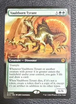 Vaultborn Tyrant (Extended Art) Outlaws of Thunder Junction: the Big Score MTG - Image 1