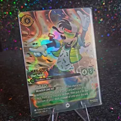 Disney Lorcana Fabled MAX GOOF CHART TOPPER ENCHANTED 230/204 Foil Rare - Image 3