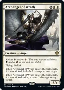 Archangel of Wrath FOIL NM #3 Dominaria United MTG - Image 1