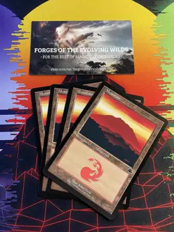 Mountain Retro x4 4x 4 (409) - MTG - DMR Dominaria Remastered - Image 1