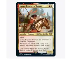 MTG Merry, Esquire of Rohan The Lord of the Rings: Tales of Middle-earth 0215... - Image 1