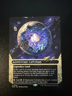 Gemstone Caverns (0016) (Borderless) Edge of Eternities: Stellar Sights Regular - Image 1