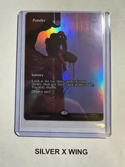 Ponder Borderless Foil x1, MTG, Spiderman, Magic the Gathering, LP ((Read!)) - Image 1