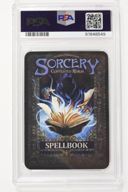 Sorcery Contested Realm Alpha Philosopher's Stone PSA 9 Mint - Image 2