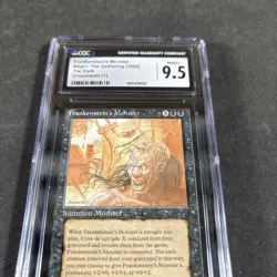 FRANKENSTEIN MONSTER CGC GRADED 9.5 MINT+ MAGIC THE GATHERING MTG 1994 VINTAGE - Image 2