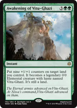 4x Awakening of Vitu-Ghazi ~ Near Mint War of the Spark MTG Magic x4 4 UltimateM - Image 1