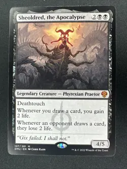 Sheoldred the Apocalypse Dominaria United Magic: The Gathering Card - Image 1