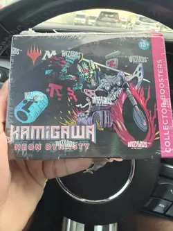 Magic The Gathering Kamigawa: NeonDynasty Collector Booster Box - 12 Packs - Image 1