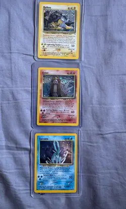 Entei, Raikou, Suicune Neo Revelations HOLO Set 🔥🥶⚡- Read discription - Image 1