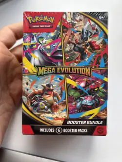 Pokemon TCG: Mega Evolution Booster Bundle ENGLISH (6 Packs) - NEW ✅& SEALED ✅ - Image 1