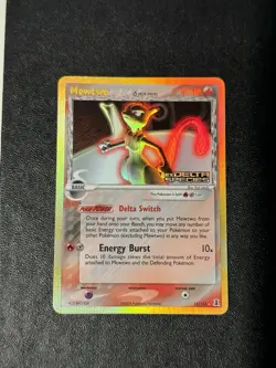 Pokemon Mewtwo TCG Delta Species EX 12/113 Reverse Holo Rare - Image 1