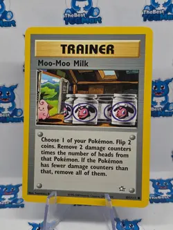 Moo-Moo Milk 101/111 - Neo Genesis Pokemon LP - Image 1