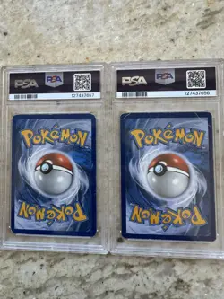 2015 Pokemon XY Double Crisis PSA 1 Team Magma's Groudon & Team Aqua Kyogre - Image 3