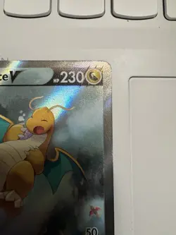 Pokemon TCG -Dragonite V (Alternate Full Art) 192/203 SWSH07: Evolving Skies NM - Image 5