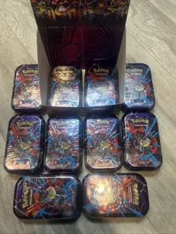 Pokemon Mega Evolutions Mini Tin Display Sealed Tins - Image 5