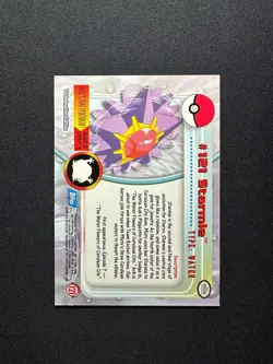 2000 Topps Pokemon TV Animation Edition Series 3 Non Holo #121 Starmie - Image 2