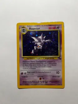 Pokemon TCG Haunter Fossil 6/62 Holo Unlimited Holo Rare - Image 1