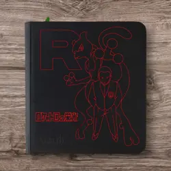 Vault X - 12 Pocket eXo-Tec Zip Binder - Black Pokemon Glory Of Team Rocket - Image 1