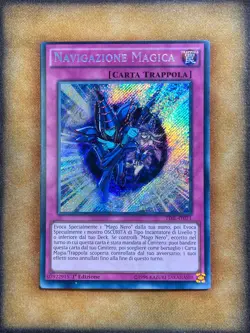 Yugioh Magician Navigation TDIL-EN071 Secret Rare 1st Ed ITALIAN LP - Image 1